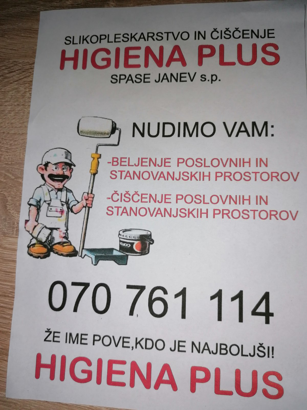 Higiena plus slikopleskarstvo in ciscenje tel 070 761 114-tipi-top.si